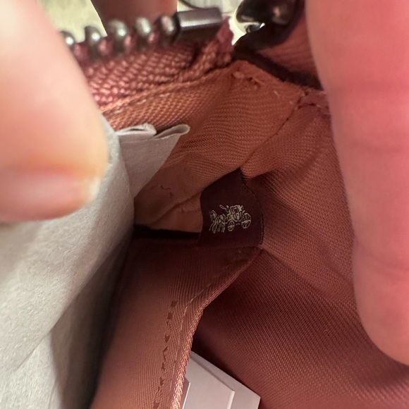 Coach Kitt Messenger Crossbody Bag in Color Vintage Pink with Gunmetal Hardware - Picture 6 of 8